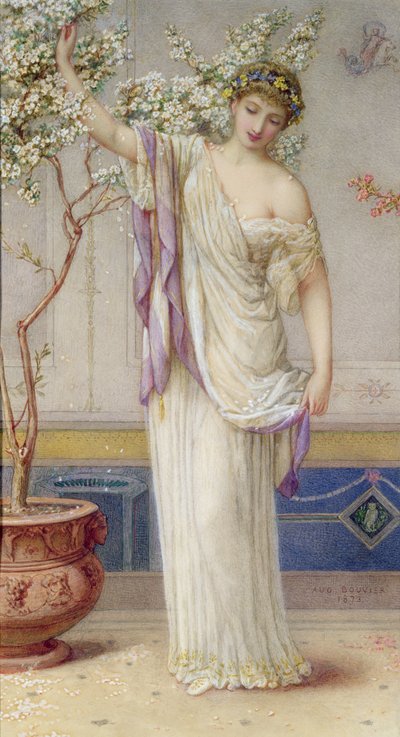 Flora by Augustus Jules Bouvier